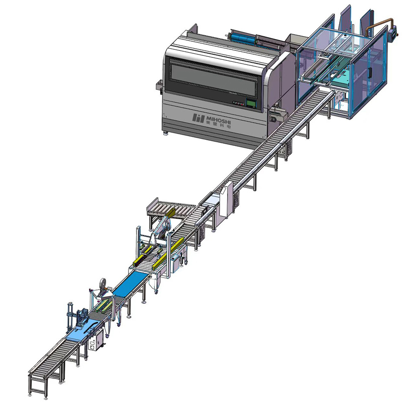 Ligne de tri et de conditionnement intelligente